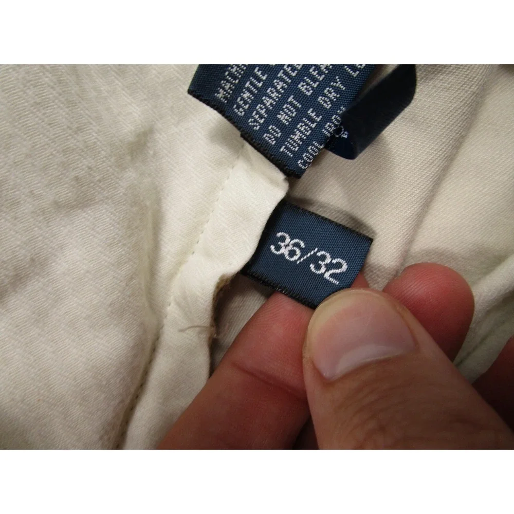 Polo Ralph‎ Lauren Pants Mens 36x32 Beige Stretch Custom Fit Preppy Chino